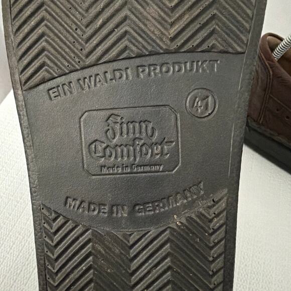 Finn Comfort Shoes Mens Size 8 US York Brown Leather Brogue Wingtip Comfort 41 main image 8